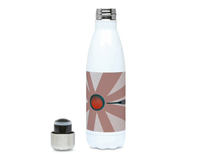 Gourde isotherme "Les fléchettes" - Personnalisable