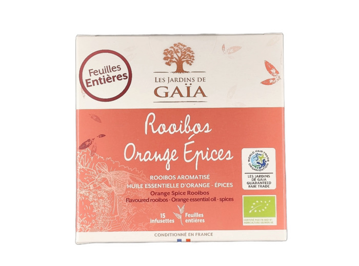 Thé Rooibos Orange Epices 30g Bio