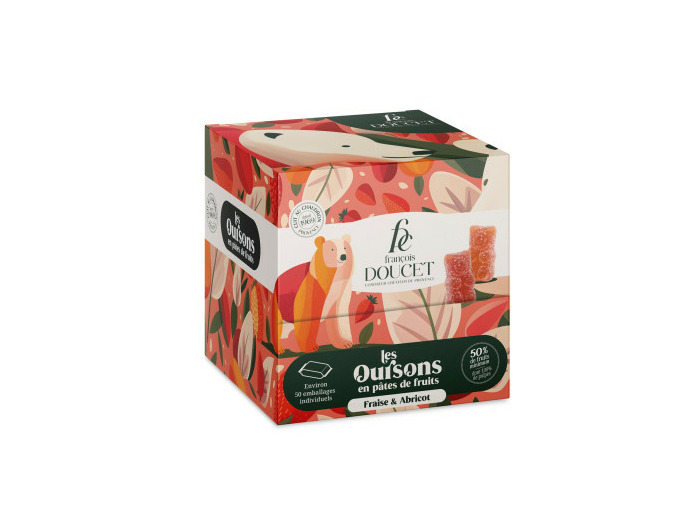 Pâtes de Fruits Ourson Fraise et Abricot