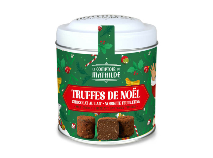 Truffes de Noël Lait Noisette Feuilletine