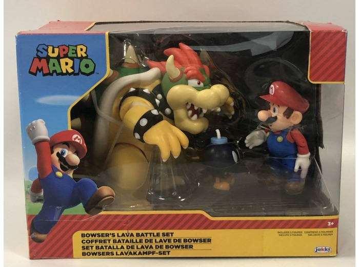 SUPER MARIO COFFRET BATAILLE DE LAVE DE BOWSER de chez JAKKS PACIFIC