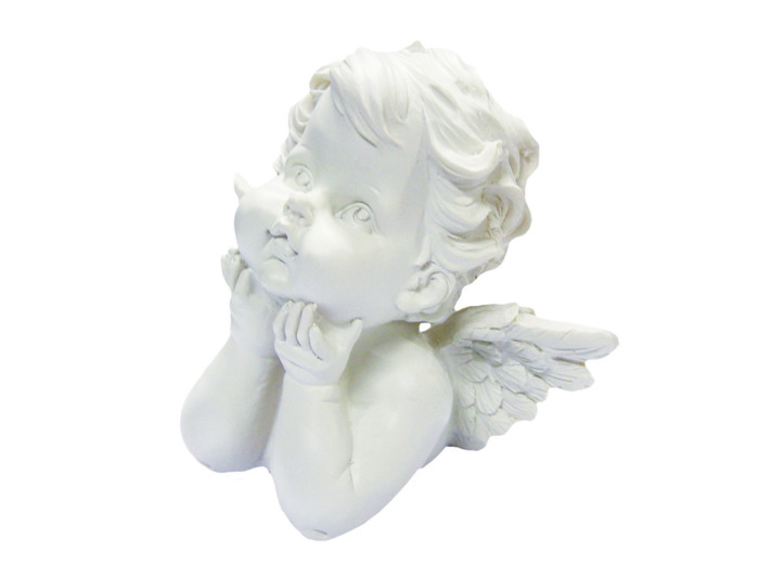 Statue en Résine 10cm - ANGE SOUFFLEUR