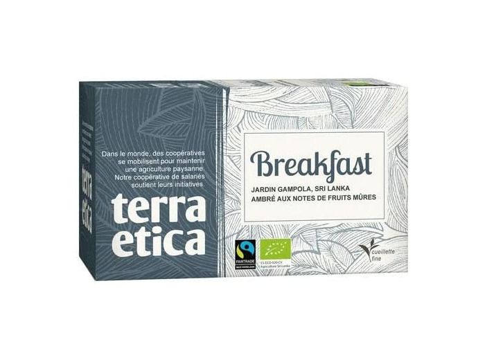 THE NOIR BREAKFAST CEYLAN 20X1,8G Terra Etica