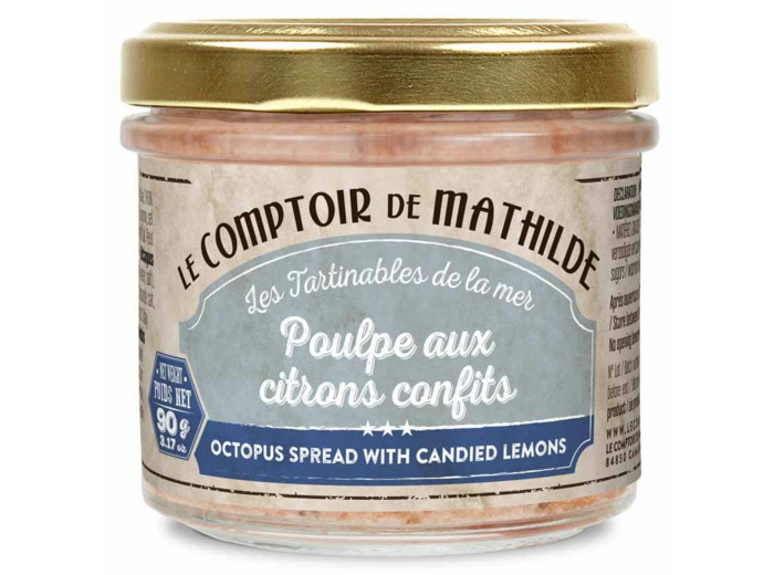 Poulpes aux citrons confits 90g