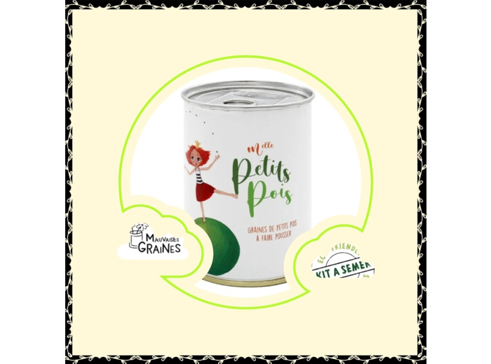 Kit à semer " Mlle Petits pois"
