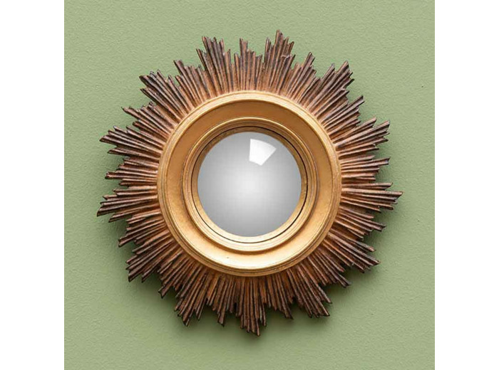 Miroir convexe Soleil 18x18x2cm