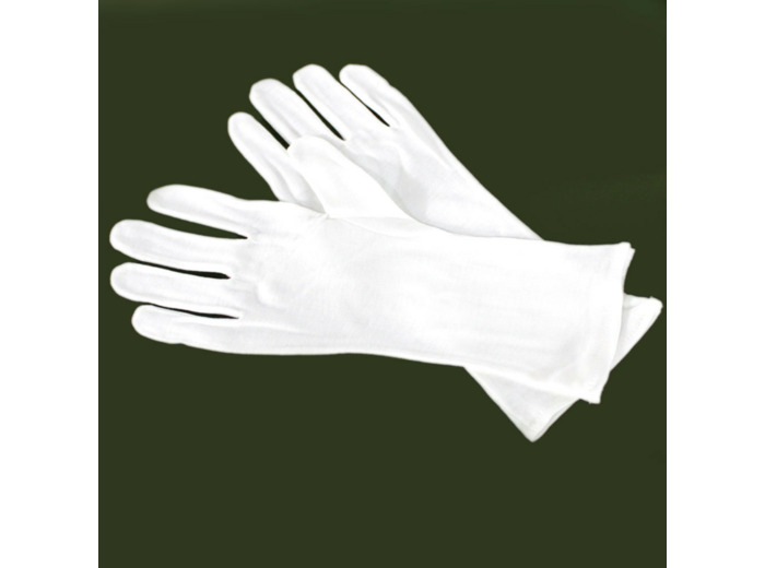 Gants blancs de propreté