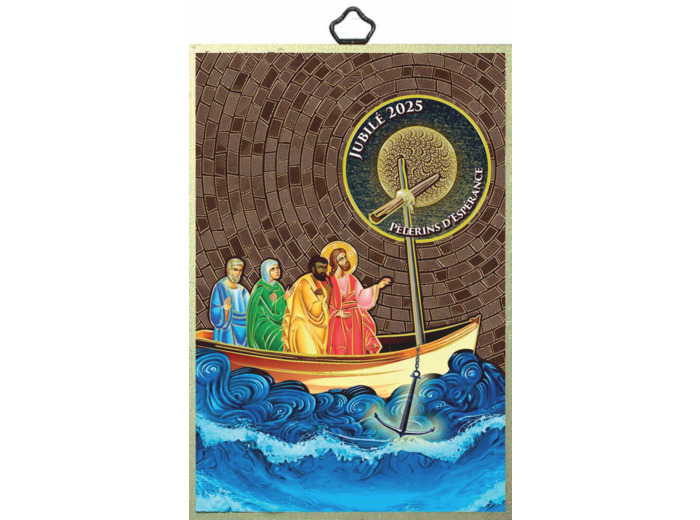 Plaquette Dorée 10x15,5cm - Jubilé 2025