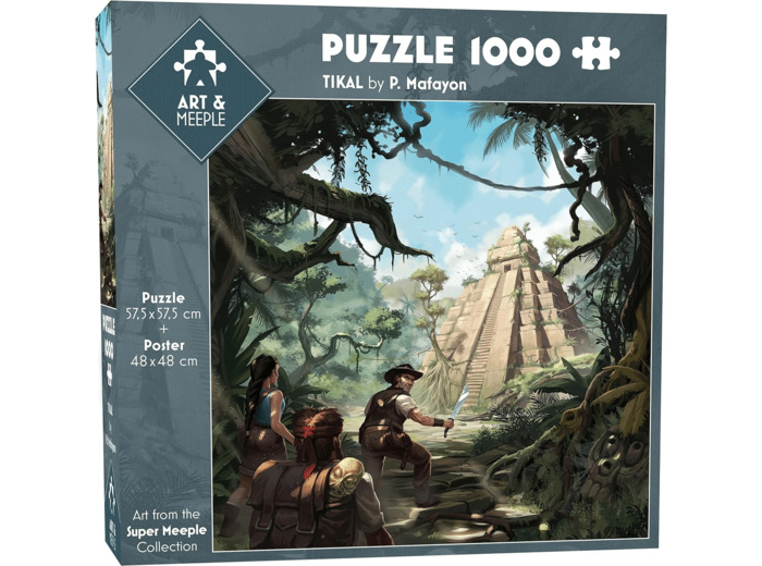 Puzzle Art & Meeple : Tikal - 1000 pièces