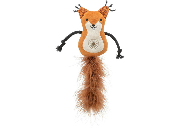 TRIXIE, Jouet écureuil pour chat - 12cm