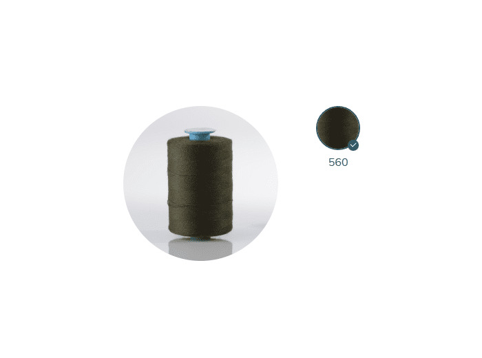 ZX 75 - 560 RESEDA FIL À COUDRE 100% POLYESTER TRÈS RÉSISTANT bobine 1000m