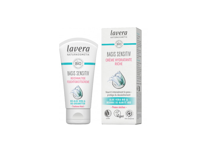 Crème hydratante riche Aloe Vera bio et Karité bio BASIS 50ml