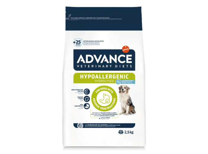 ADVANCE Veterinary Diets Chien, HYPOALLERGENIC -2.5KG