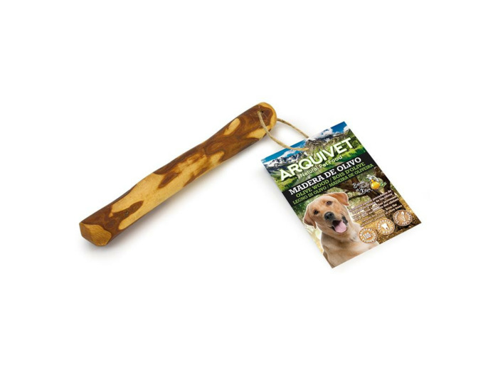 Bois d'olivier, bâton à mâcher pour les chiens - S