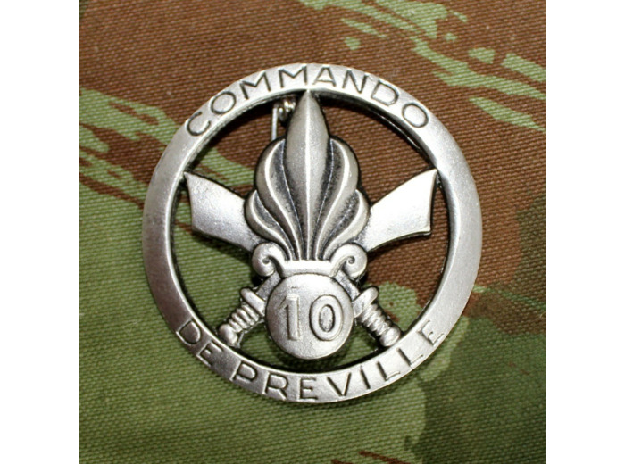 Insigne de béret Commando de PREVILLE (Légion étrangère 2ème BEP)