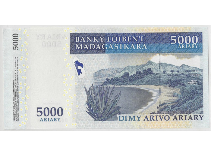 MADAGASCAR 5000 ARIARY/25000 FRANCS 2006 NEUF