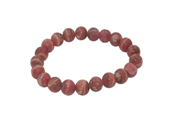 Bracelet en rhodochrosite 8 mm