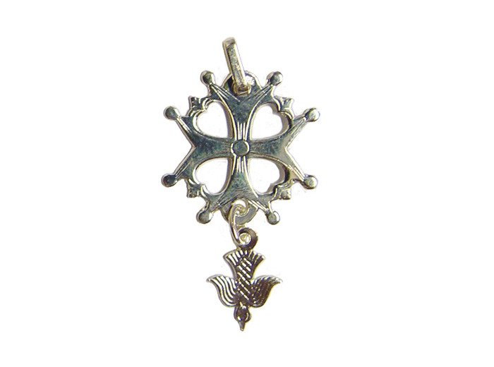 Croix Huguenote en Argent 925 17mm