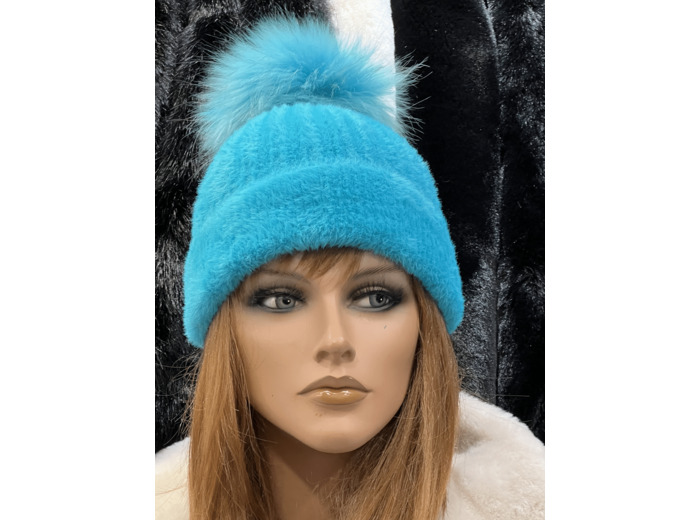 BF100 Bonnet femme turquoise