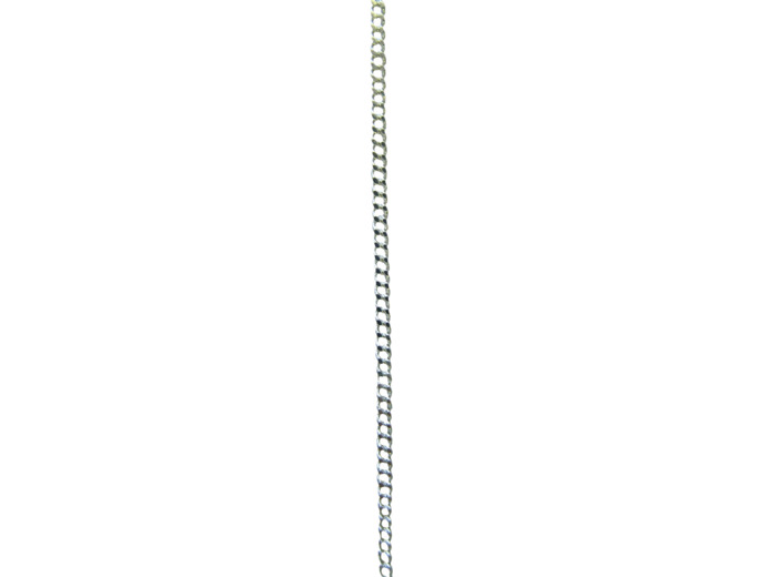 Collier 60cm en Métal Argenté - GOURMETTE