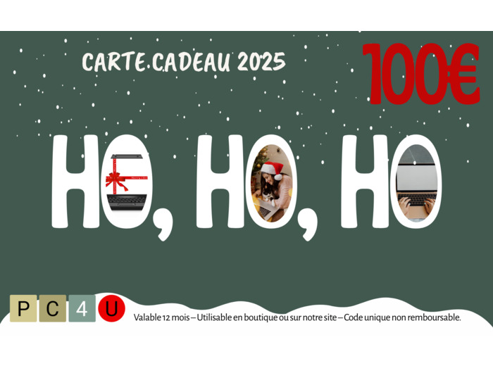 Bon Cadeau 100 € – PC4YOU