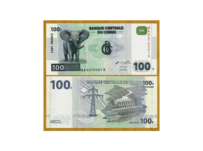 CONGO ( BANQUE CENTRALE DU ) 100 FRANCS 04/01/2000 NEUF