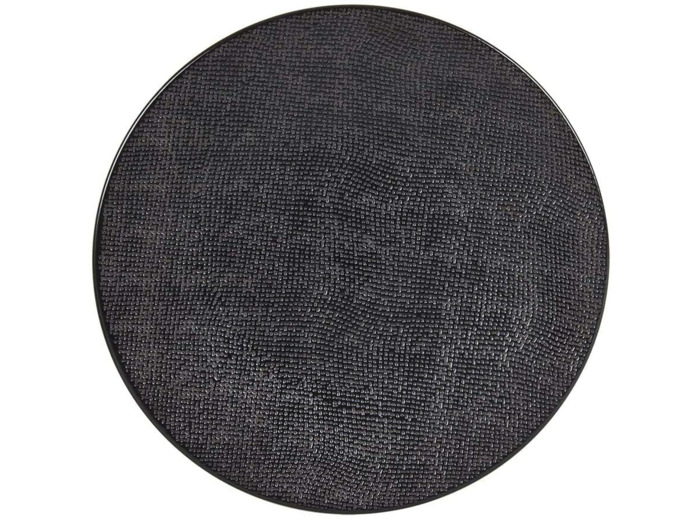 Assiette de présentation - Plat tarte -  Vésuvio -  Noir - 31 cm