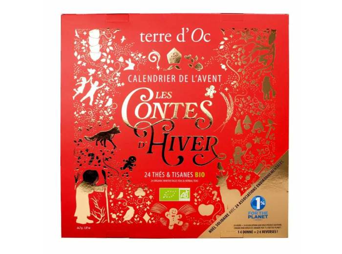 CALENDRIER DE L’AVENT - 24 thés et tisanes Bio