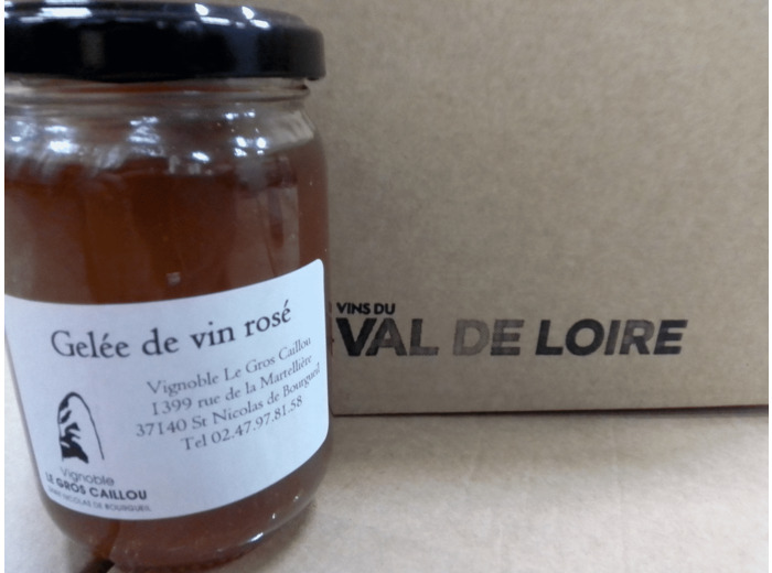 Gelée de Vin Rosé - le pot de 230g