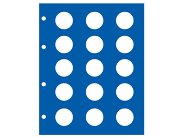 FEUILLE pour mettre 15 PIECES de 2 EURO (7854)