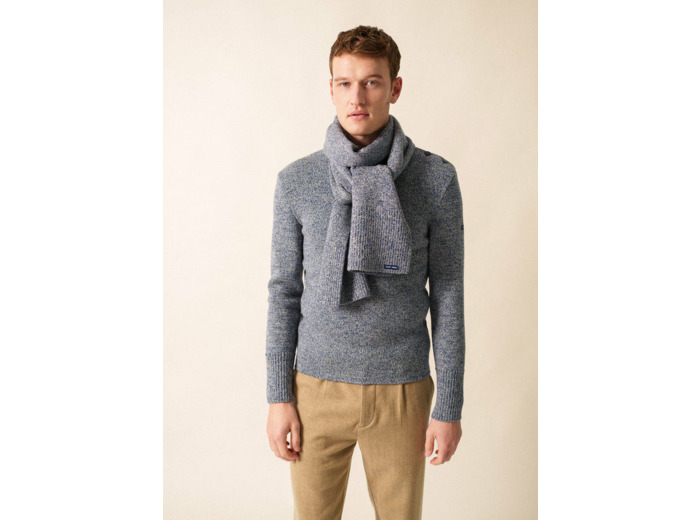 Echarpe en laine moulinée Bréauté SAINT JAMES 48N1W