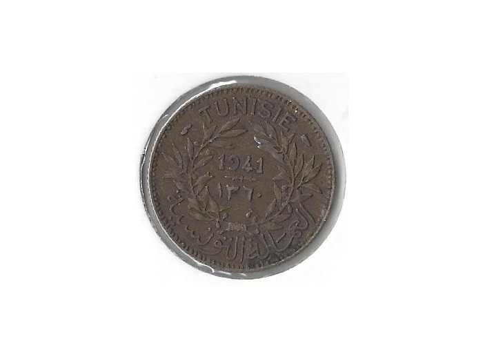 TUNISIE 1 FRANC 1941 - TB+