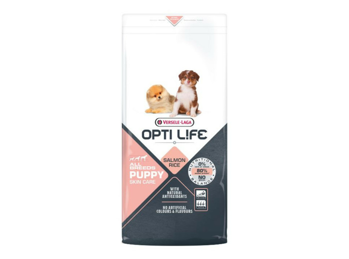 OPTI LIFE pour Chiot, Skin Care - 12.5KG