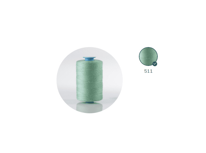 ZX 35 - 511 RIVAGE FIL À COUDRE 100% POLYESTER TRÈS RÉSISTANT bobine 500m