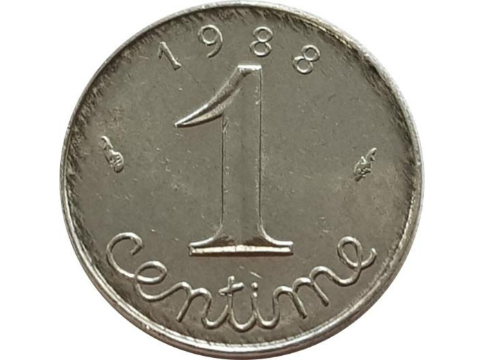 FRANCE 1 CENTIME EPI 1988 SUP (G91)
