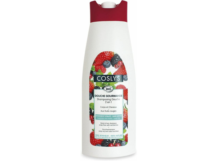 SHAMPOOING DOUCHE 2EN1 FRUITS RGES 750ML Coslys - Douche gourmande