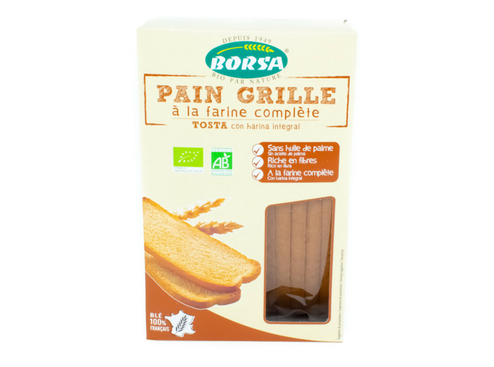 Pain Grillé à la Farine Complète Bio 250g