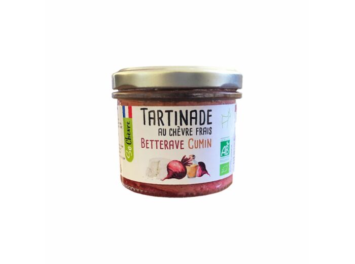 Tartinade au chèvre frais Betterave cumin So Chèvre Bio