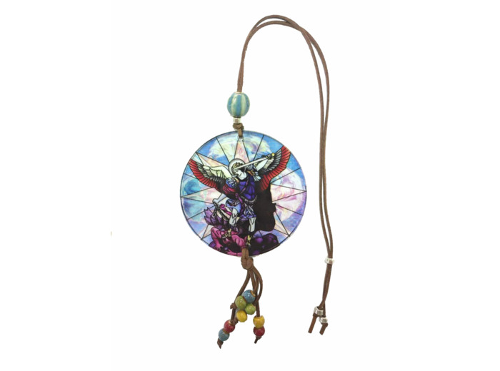 Pendentif pour voiture Acrylique D88mm - SAINT MICHEL