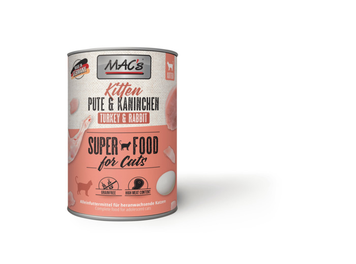 MAC'S pour chaton Dinde & lapin - 400g
