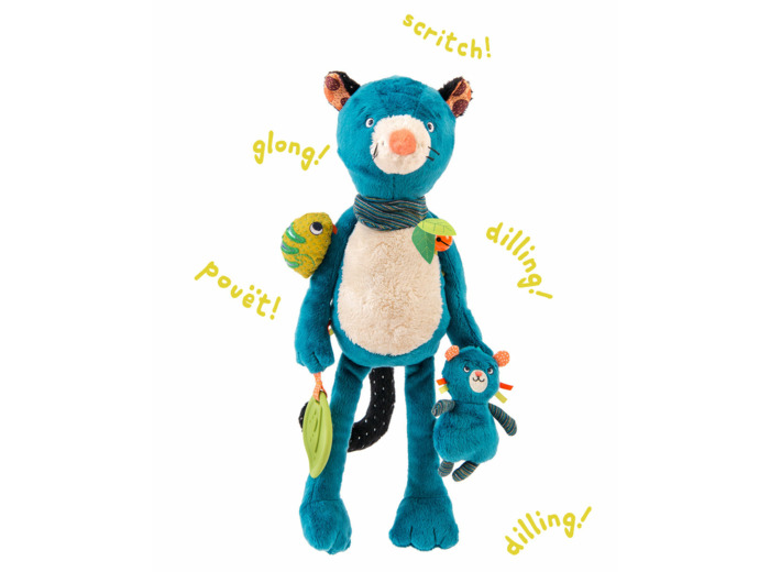 Peluche d'éveil Zimba Dans La Jungle