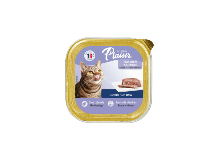 Repas Plaisir Chat, Pâtée au thon - 100g