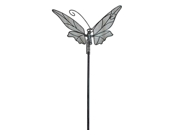 Tuteur mobile jardin Papillon fer 38x31x150cm
