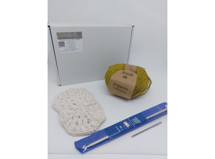 Kit cotons démaquillants Vert