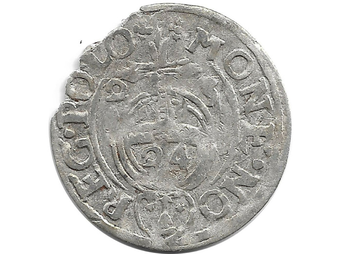POLOGNE - SIGISMUND III 3 POLKER argent 1625 0gr83 TB+