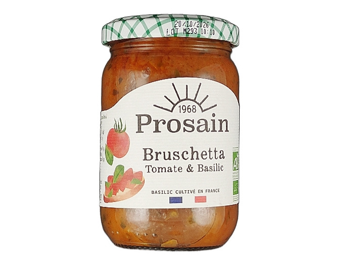 Bruschetta Tomate et Basilic 190g Bio