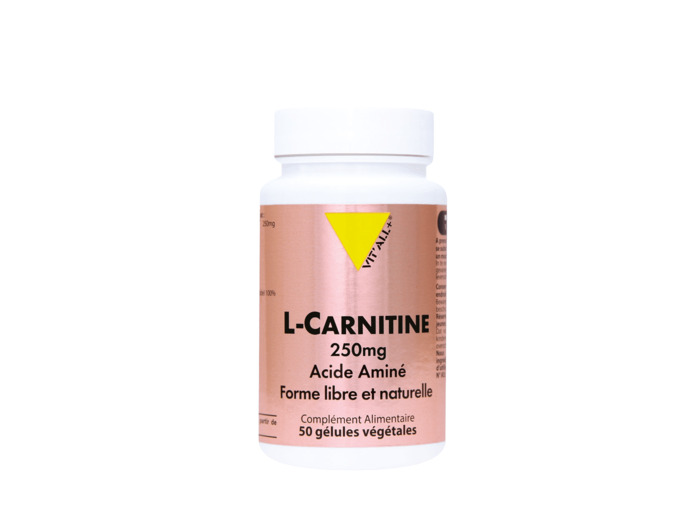 L-carnitine 250mg-50 gélules-Vit'all+