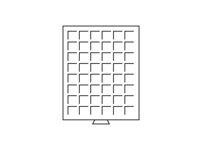 BOX MONNAIE 48 CASES ROUGE 302202