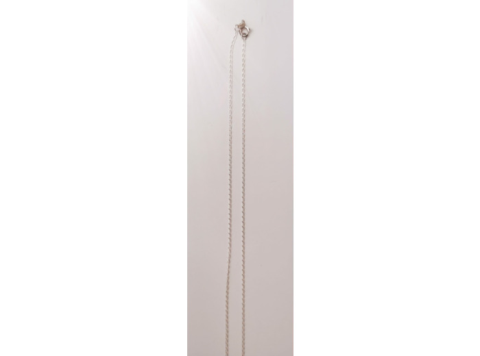 Collier 50cm en Argent 925 - GOURMETTE CHEVAL