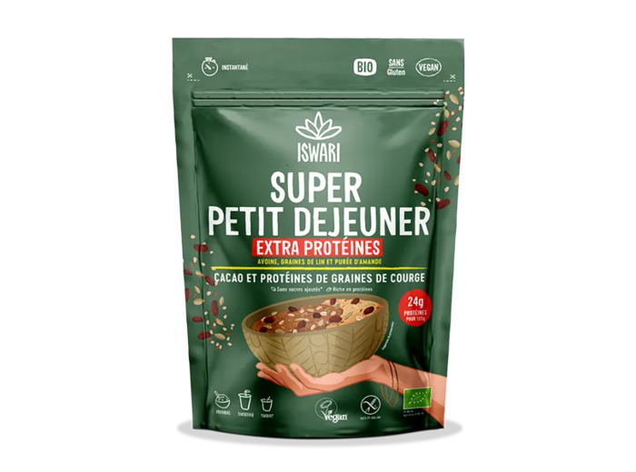 Super petit déjeuner Extra protéinés-360g-Iswari